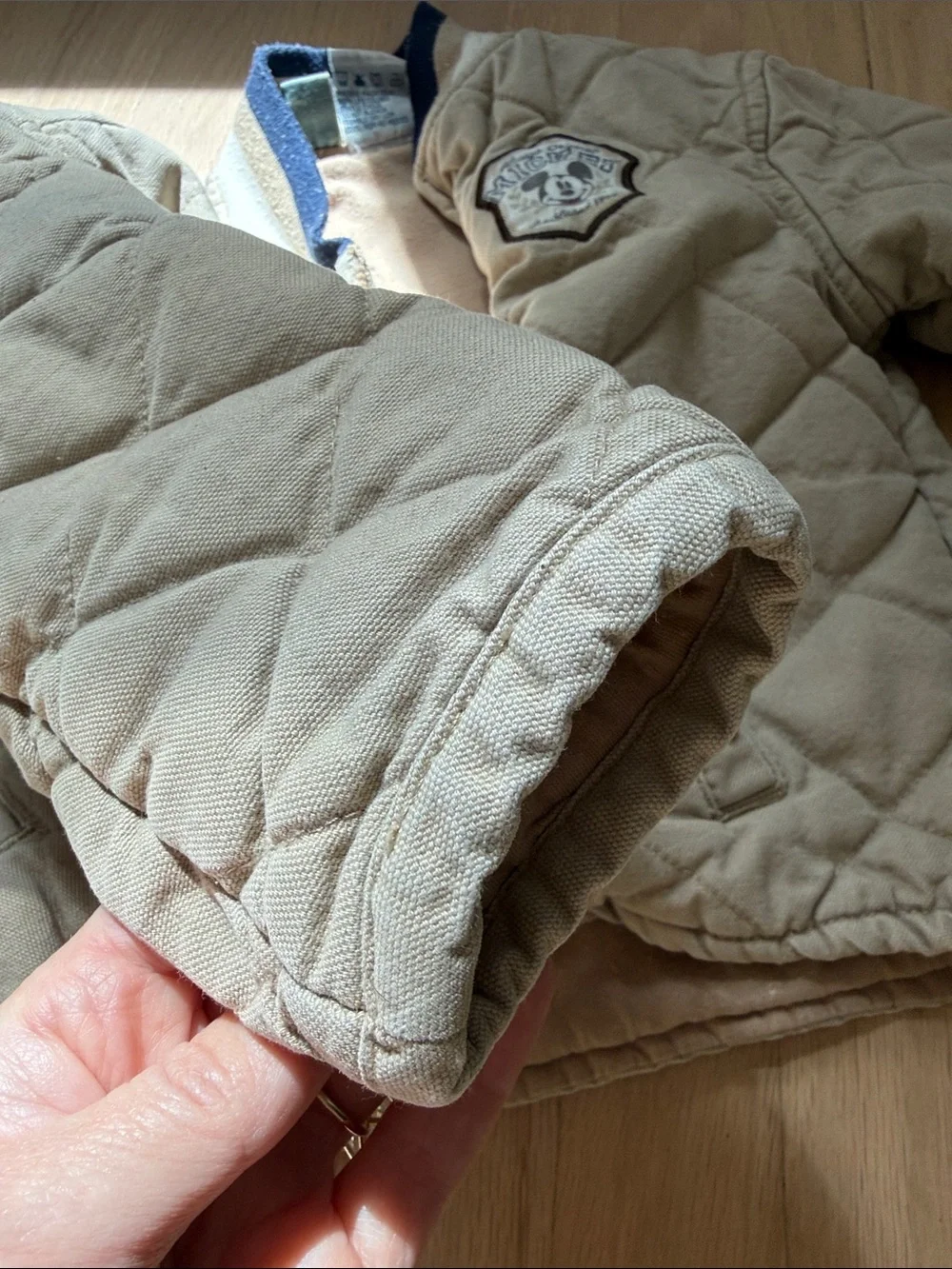 Quilted kids Mickey Mouse Jacket